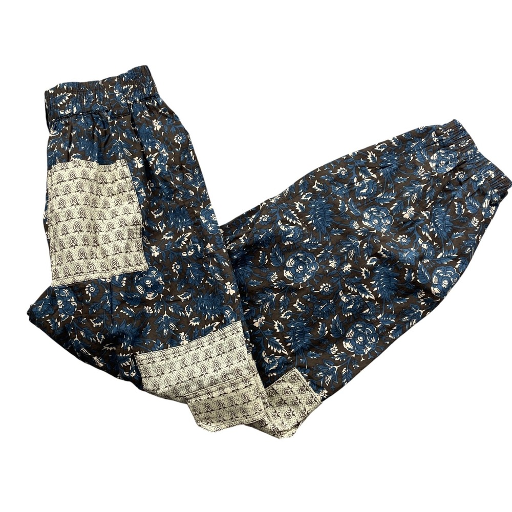 Urban Outfitters Small NEW Patchwork Jogger Elastic Waist 100% Cotton Pockets